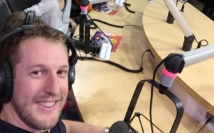 Charlie makes a pit stop at Seacrest Studios