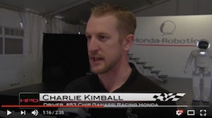 Hondaâ€™s Humanoid Robot at Barber IndyCar Race
